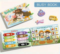 Montessori Quiet Busy Book for Toddlers – 12 ...