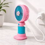 Mini rechargeable hand fan | type c charging port | 2+ hours battery timing